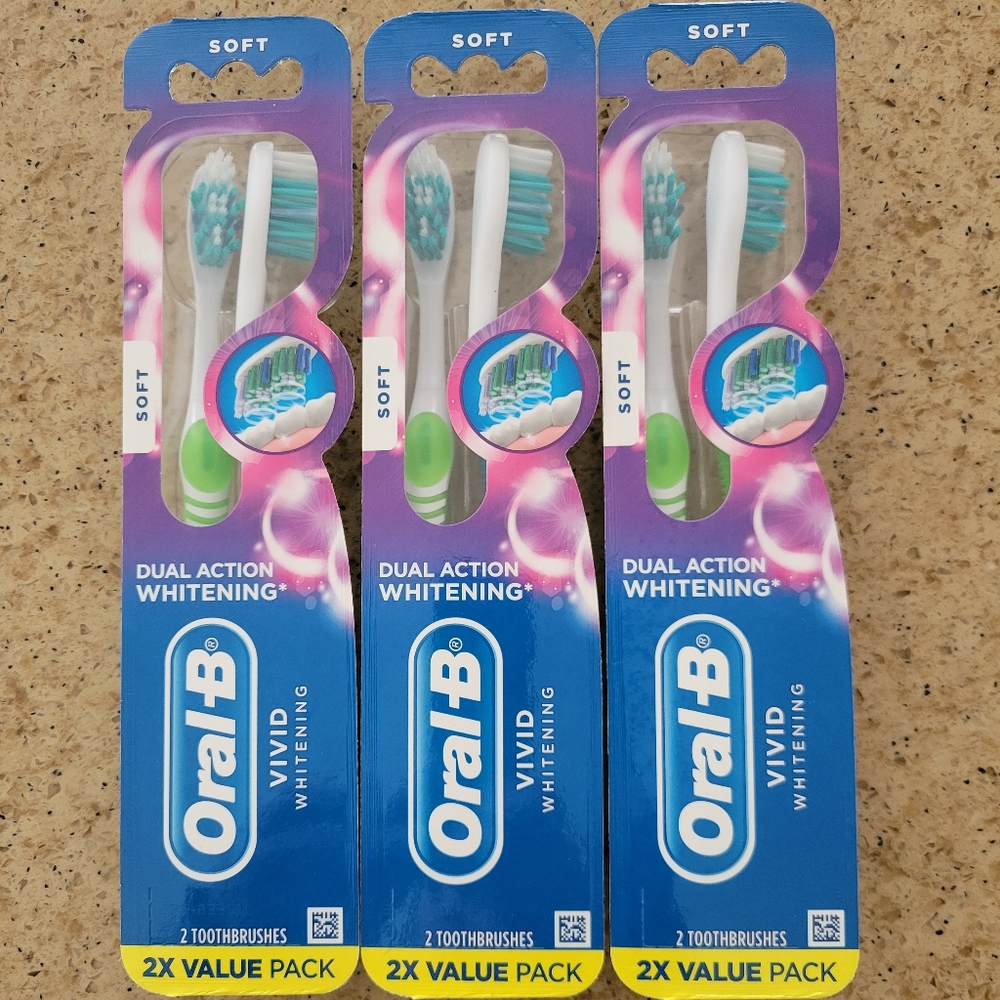 Oral B Toothbrushes 3 packages
